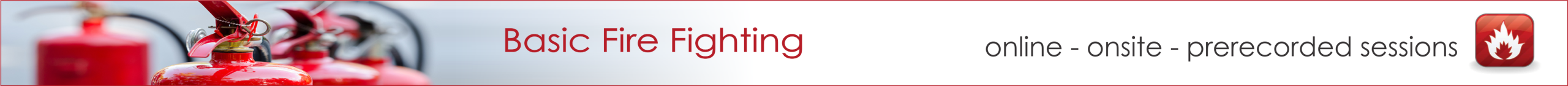banner - fire fighting